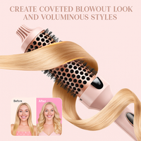 3-in-1 Pro Negative Ion Two PTC Heaters Thermal Brush