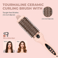 3-in-1 Pro Negative Ion Two PTC Heaters Thermal Brush