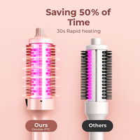 3-in-1 Pro Negative Ion Two PTC Heaters Thermal Brush